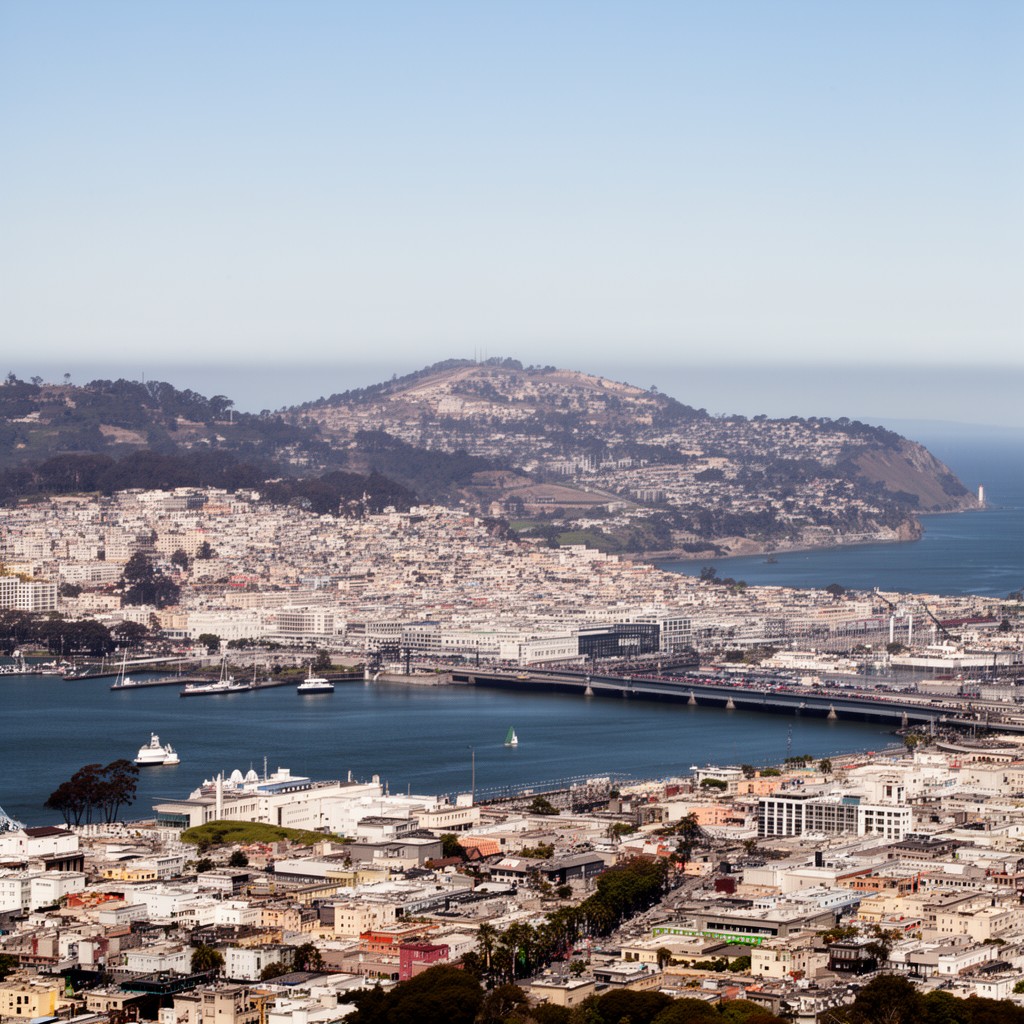 AI-generated illustration of San Francisco Peninsula