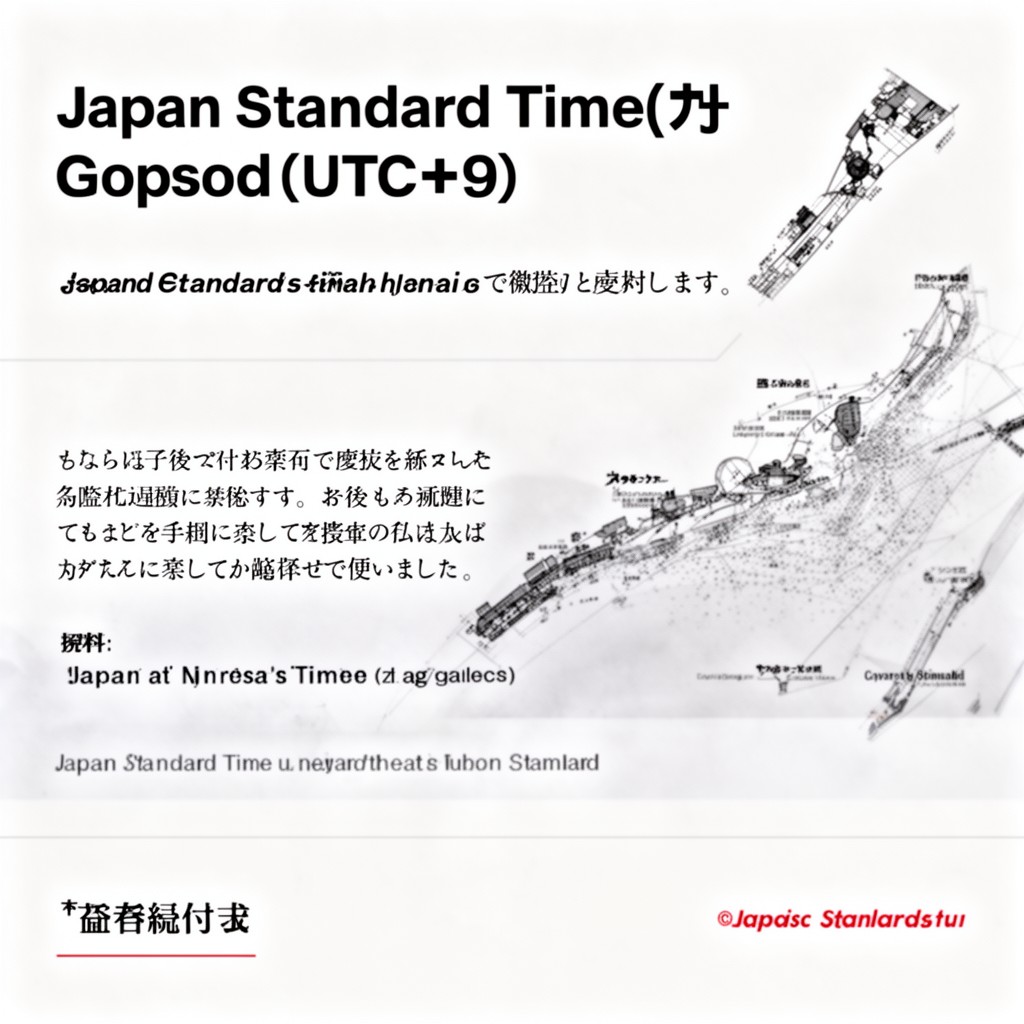 AI-generated illustration of Japan Standard Time