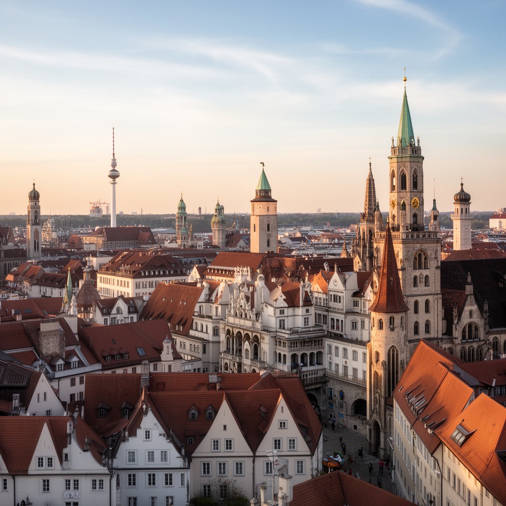 AI-generated illustration of Munich