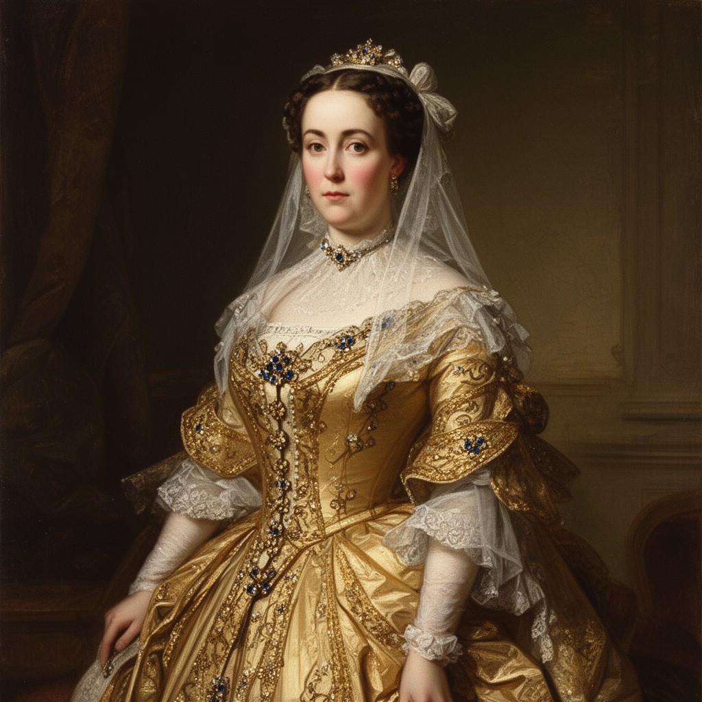 AI-generated illustration of Queen Victoria