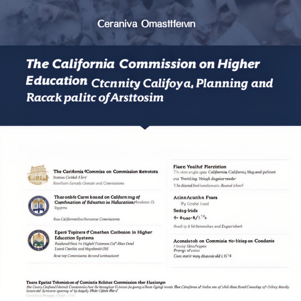 AI-generated illustration of California Commission on Higher Education