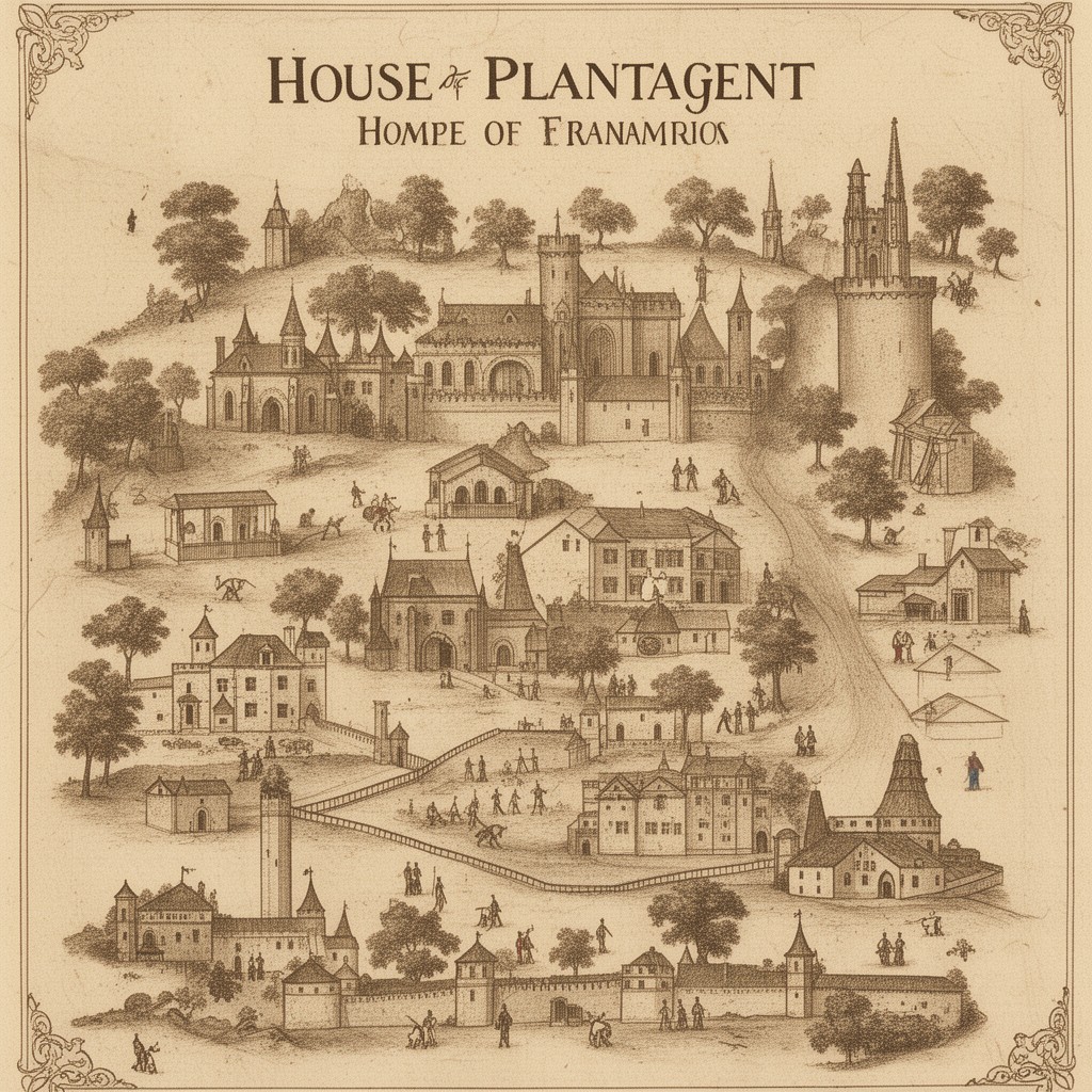 AI-generated illustration of House of Plantagenet