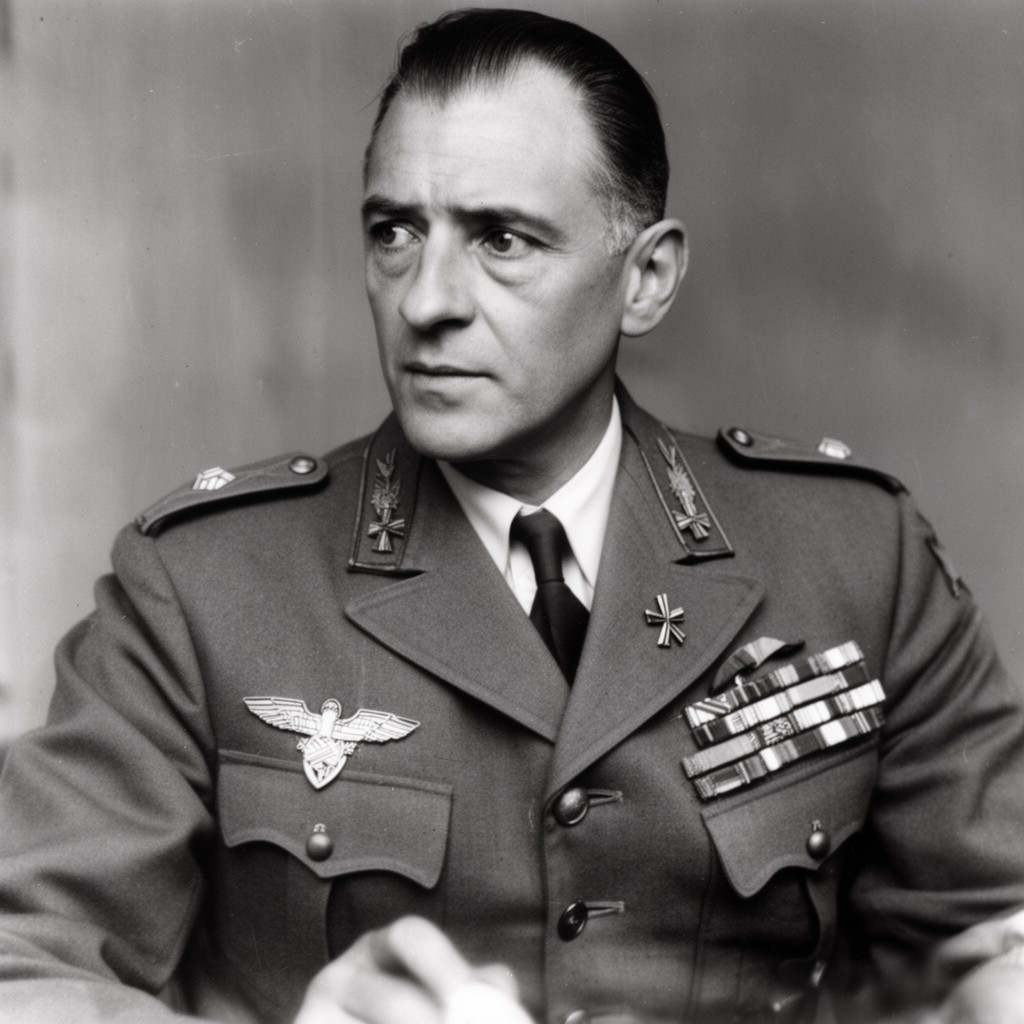 AI-generated illustration of Georges Catroux