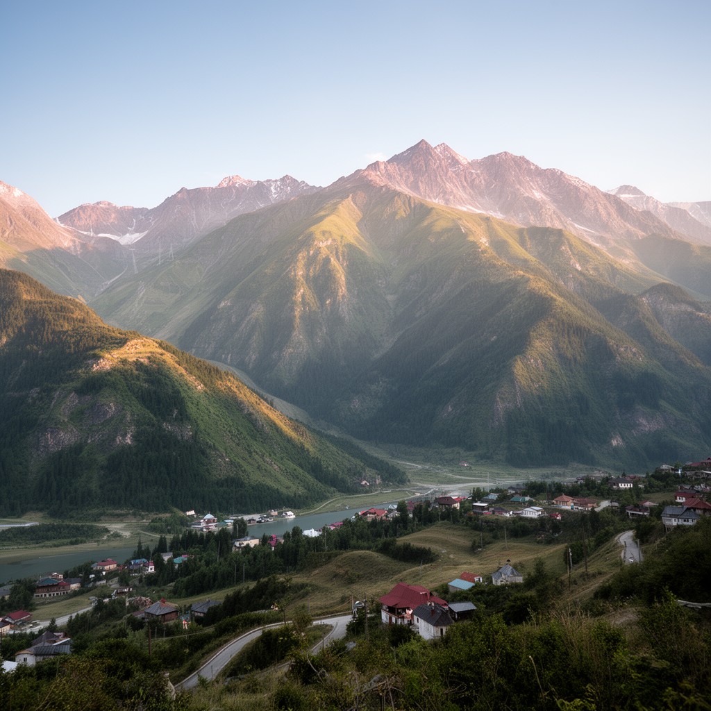 AI-generated illustration of North Caucasus