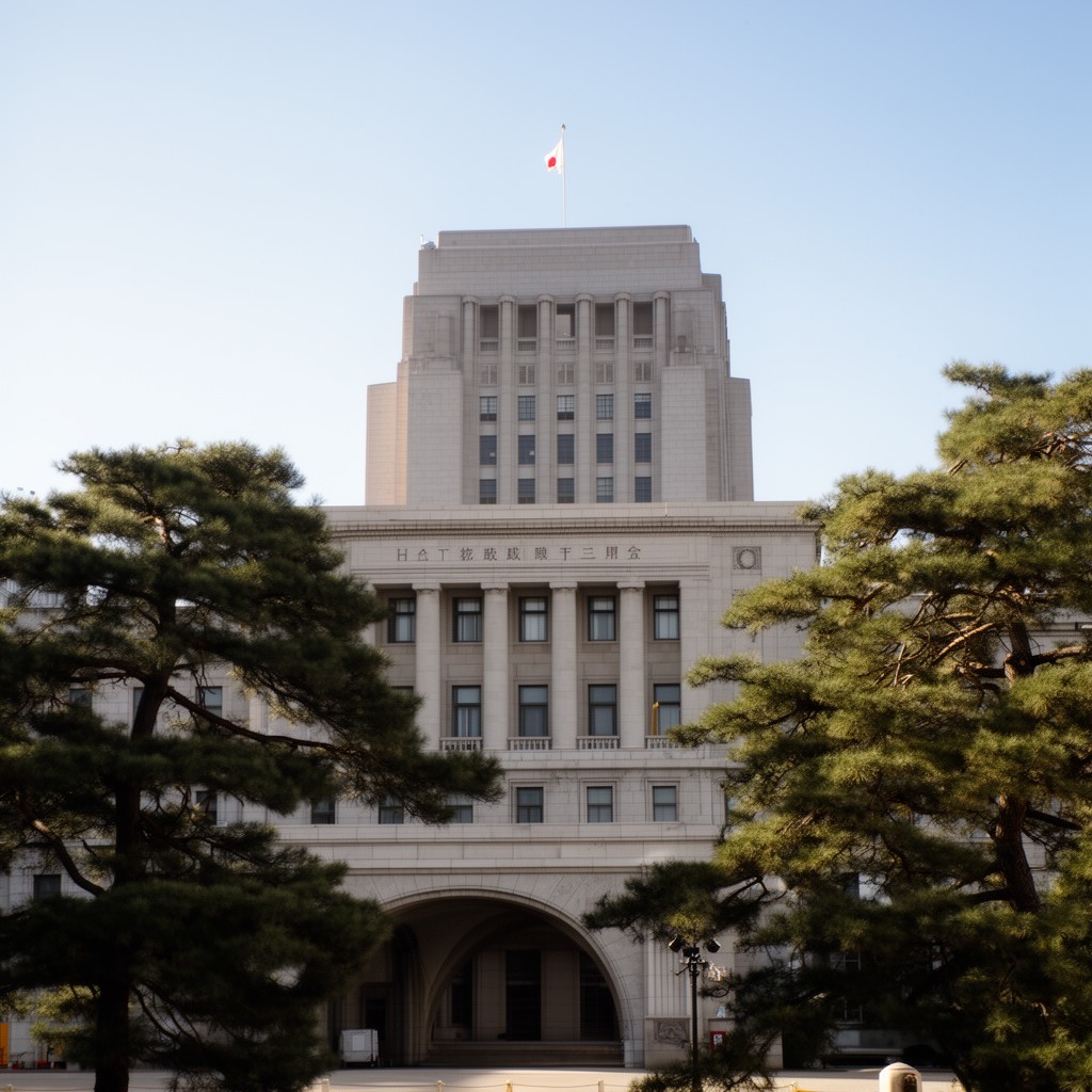 AI-generated illustration of National Diet