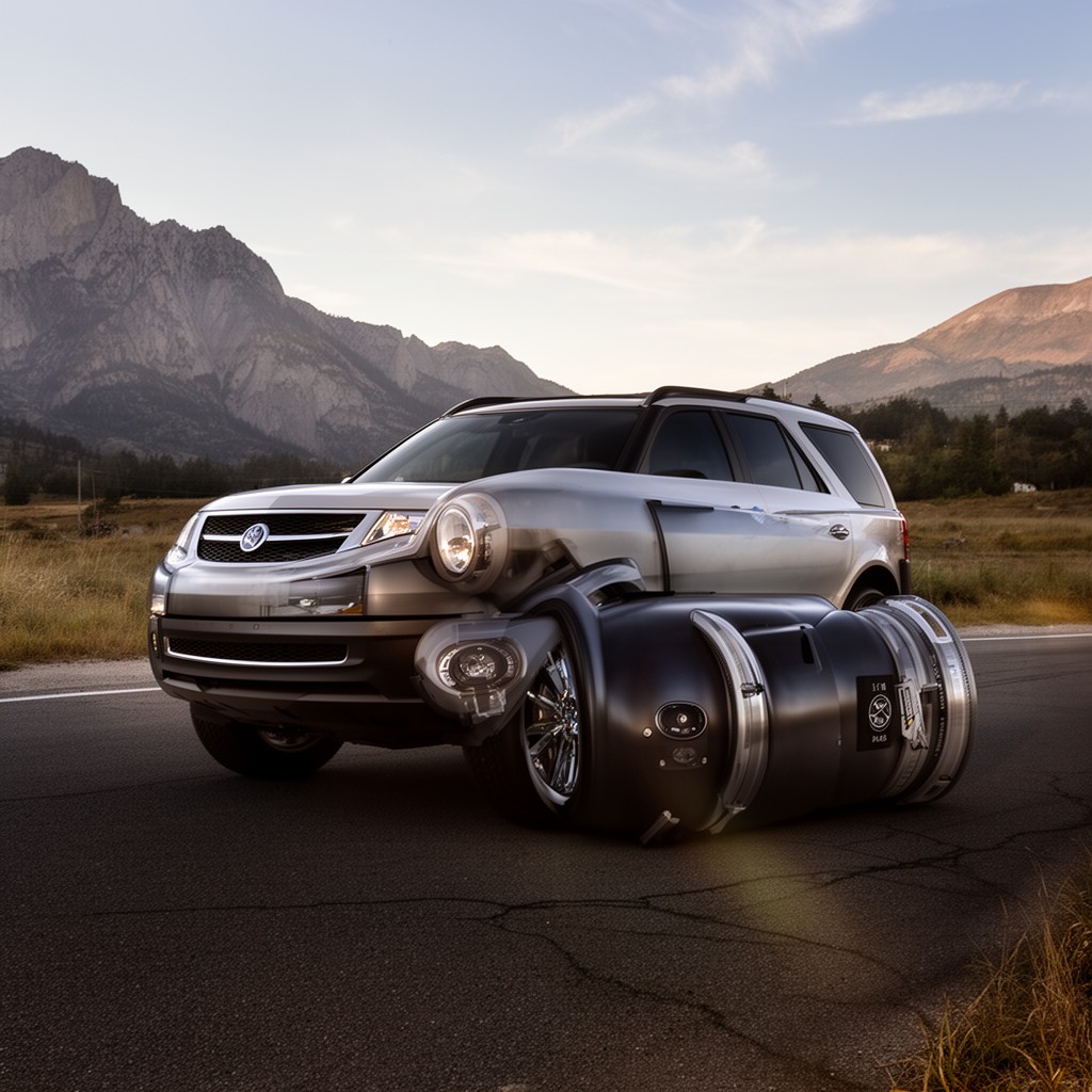 AI-generated illustration of Saab 9-7X