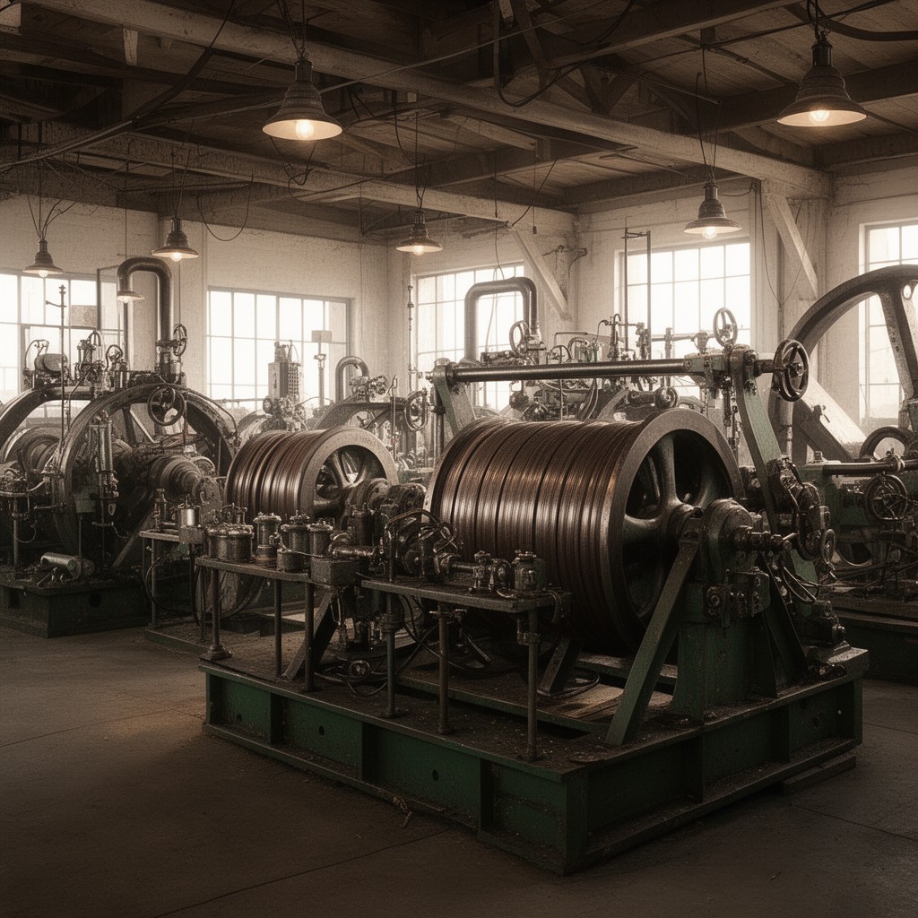 AI-generated illustration of Edison Machine Works