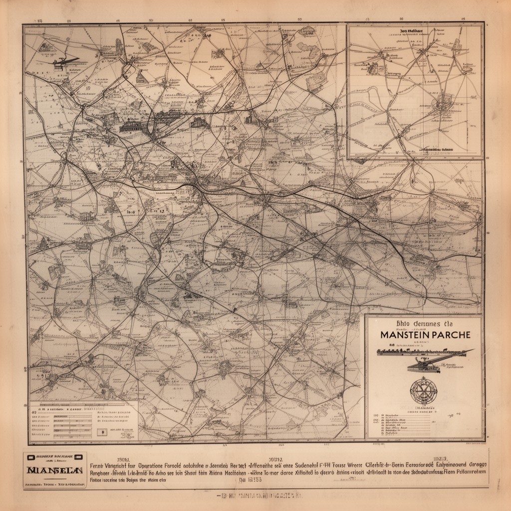 AI-generated illustration of Manstein Plan