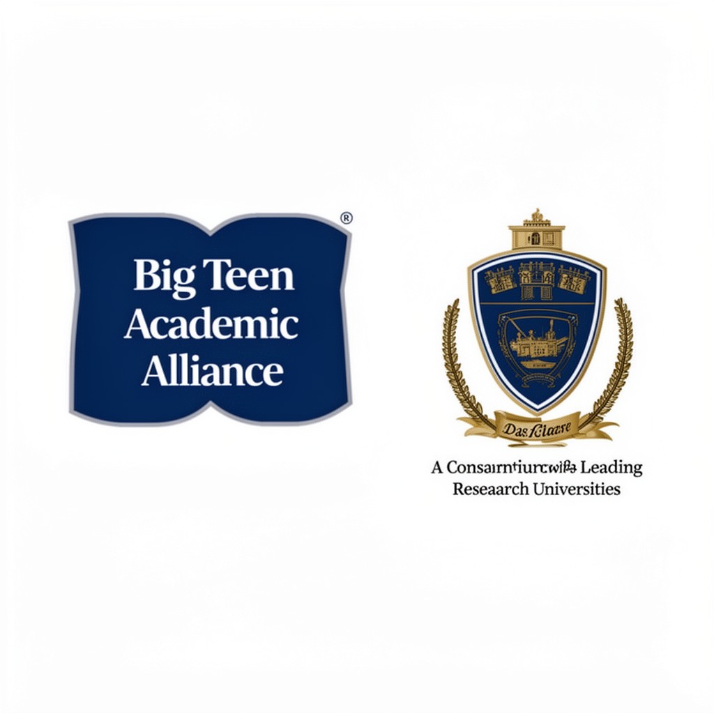 AI-generated illustration of Big Ten Academic Alliance