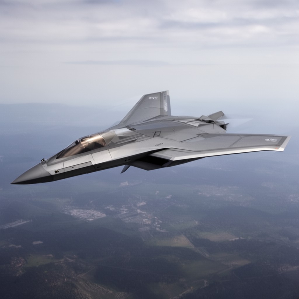 AI-generated illustration of Boeing X-32