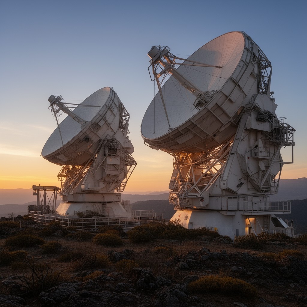 AI-generated illustration of Magellan Telescopes
