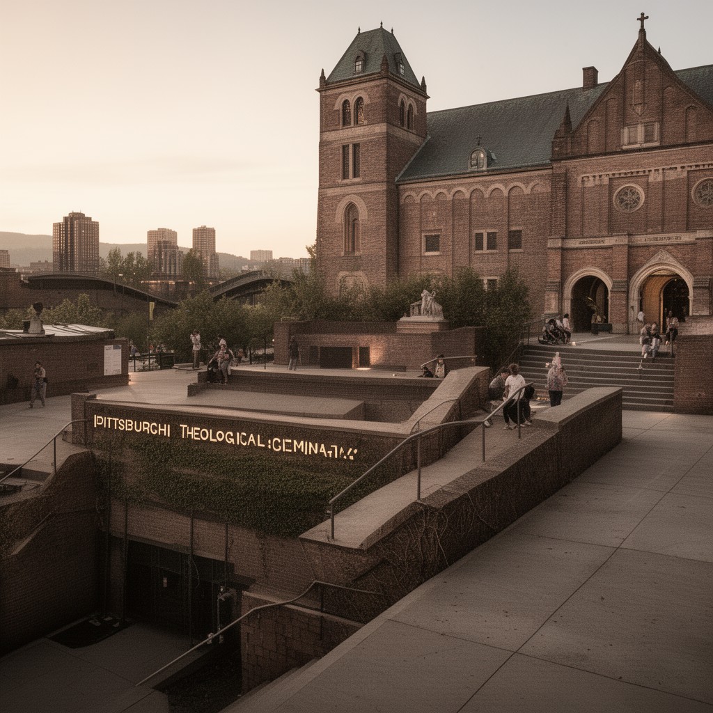 AI-generated illustration of Pittsburgh Theological Seminary