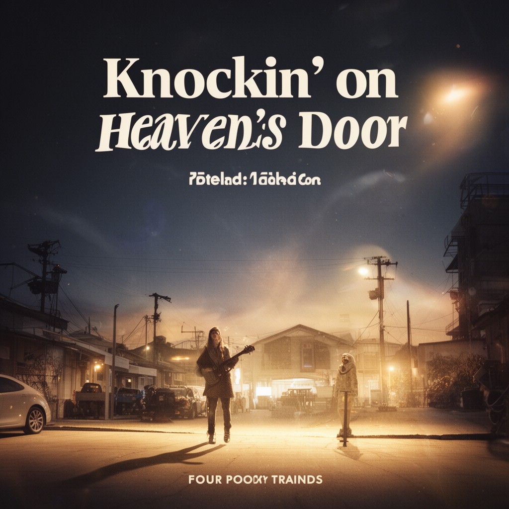 AI-generated illustration of Knockin' on Heaven's Door