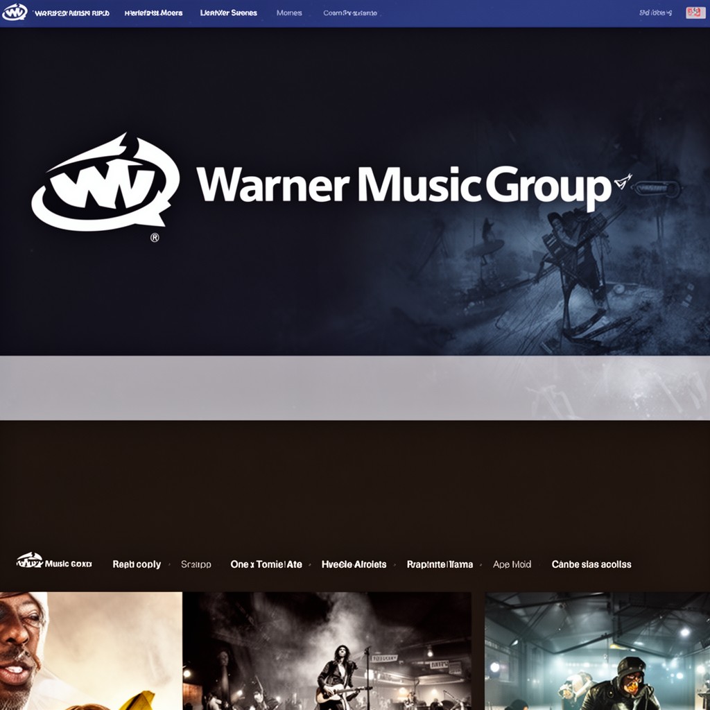 AI-generated illustration of Warner Music Group