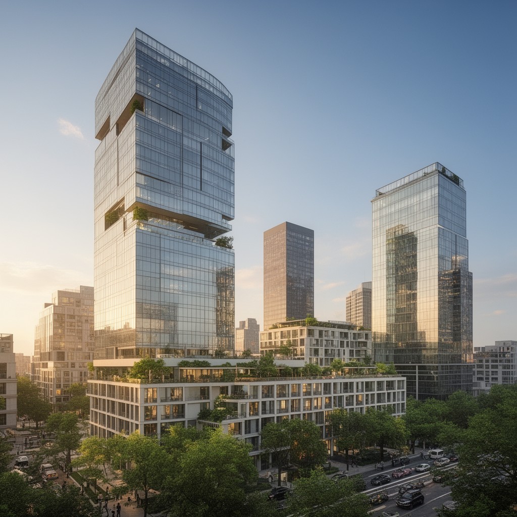 AI-generated illustration of LEED Platinum