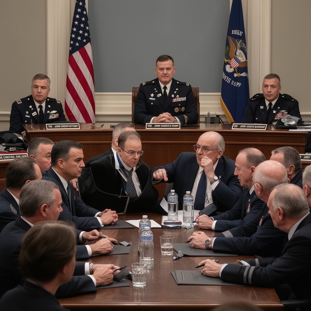 AI-generated illustration of Joint Chiefs of Staff