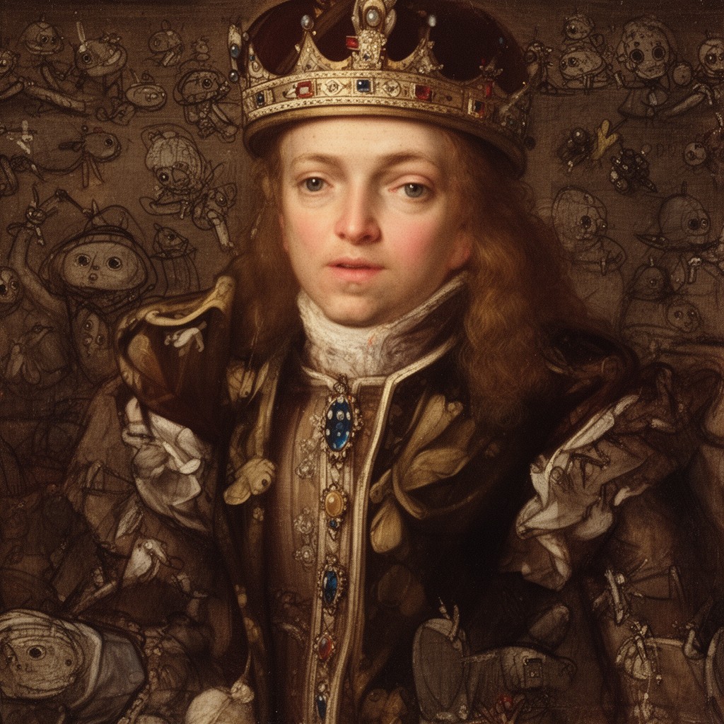 AI-generated illustration of The Coronation