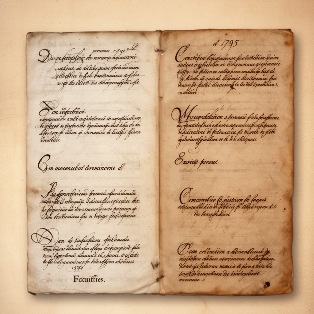 AI-generated illustration of French Constitution of 1795