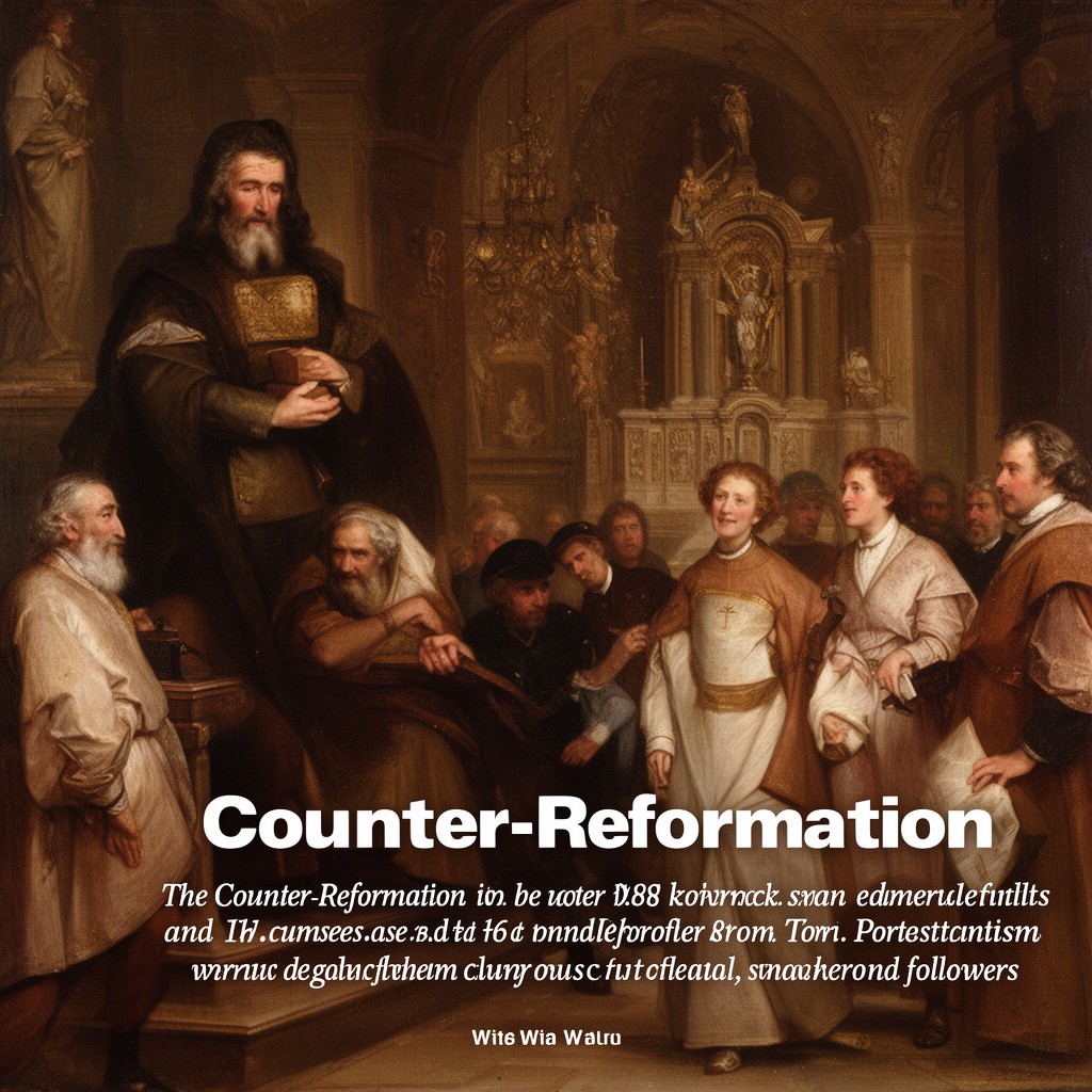 AI-generated illustration of Counter-Reformation