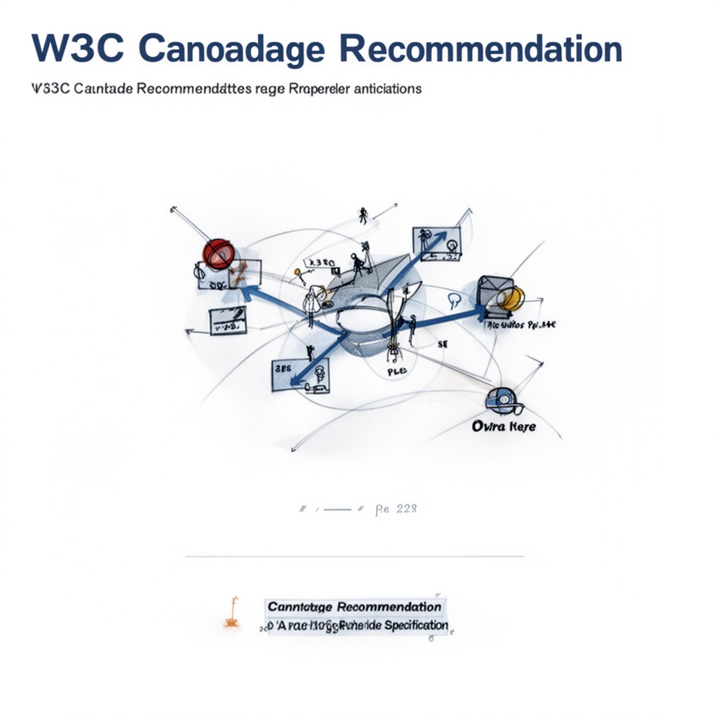AI-generated illustration of W3C Candidate Recommendation