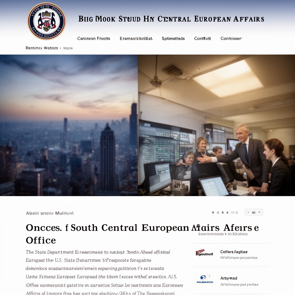 AI-generated illustration of Office of South Central European Affairs