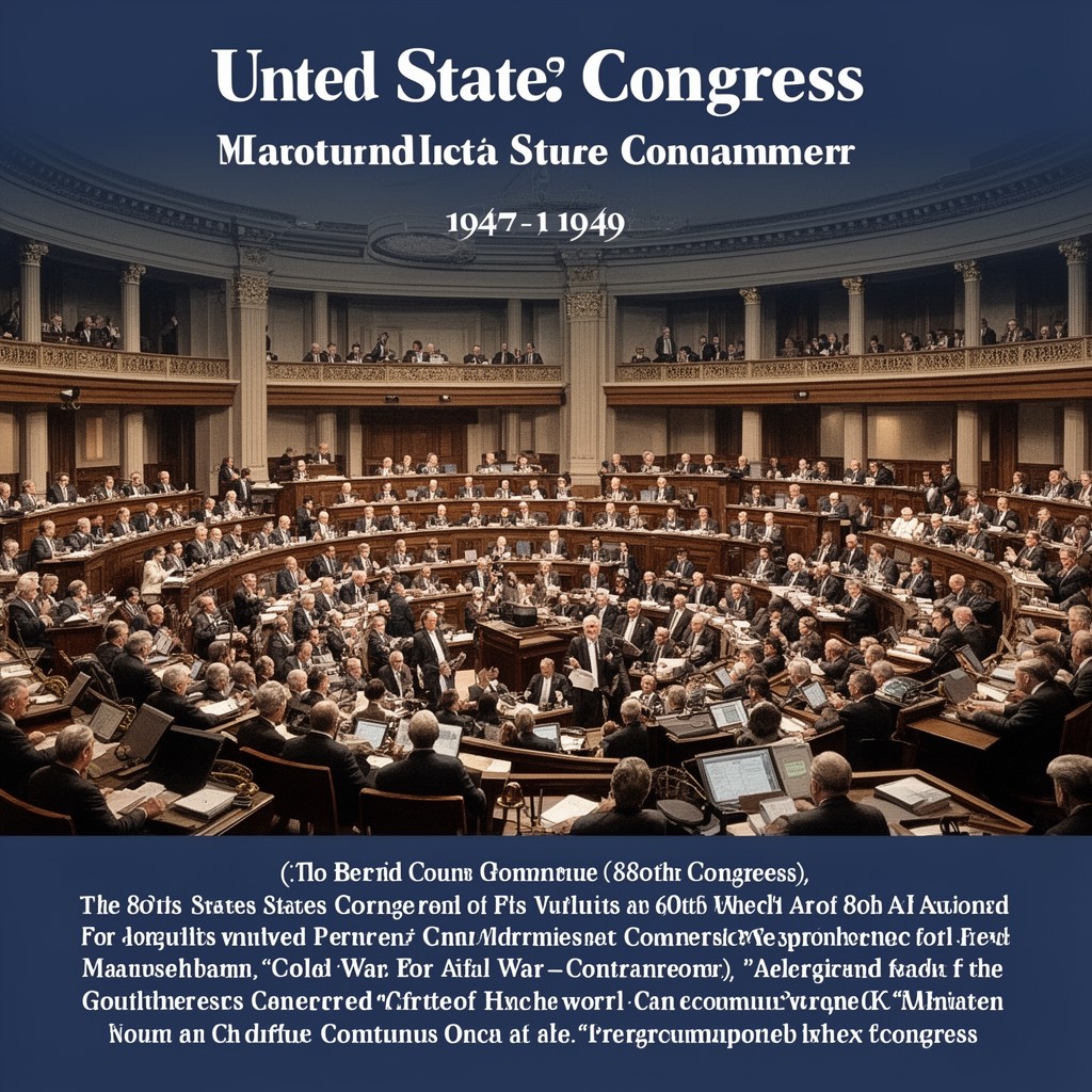 AI-generated illustration of 80th United States Congress