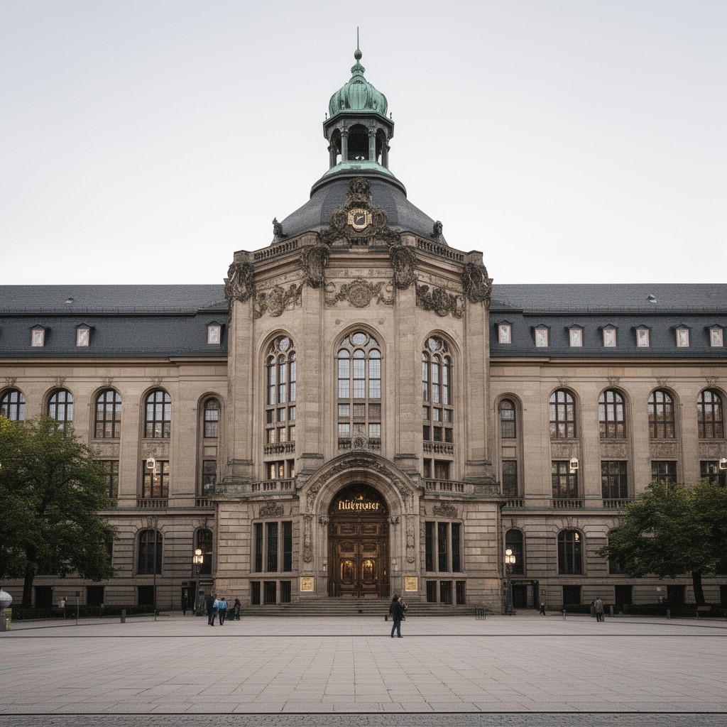 AI-generated illustration of Higher Regional Court of Nuremberg