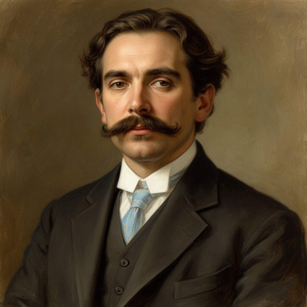 AI-generated illustration of Jules Laforgue