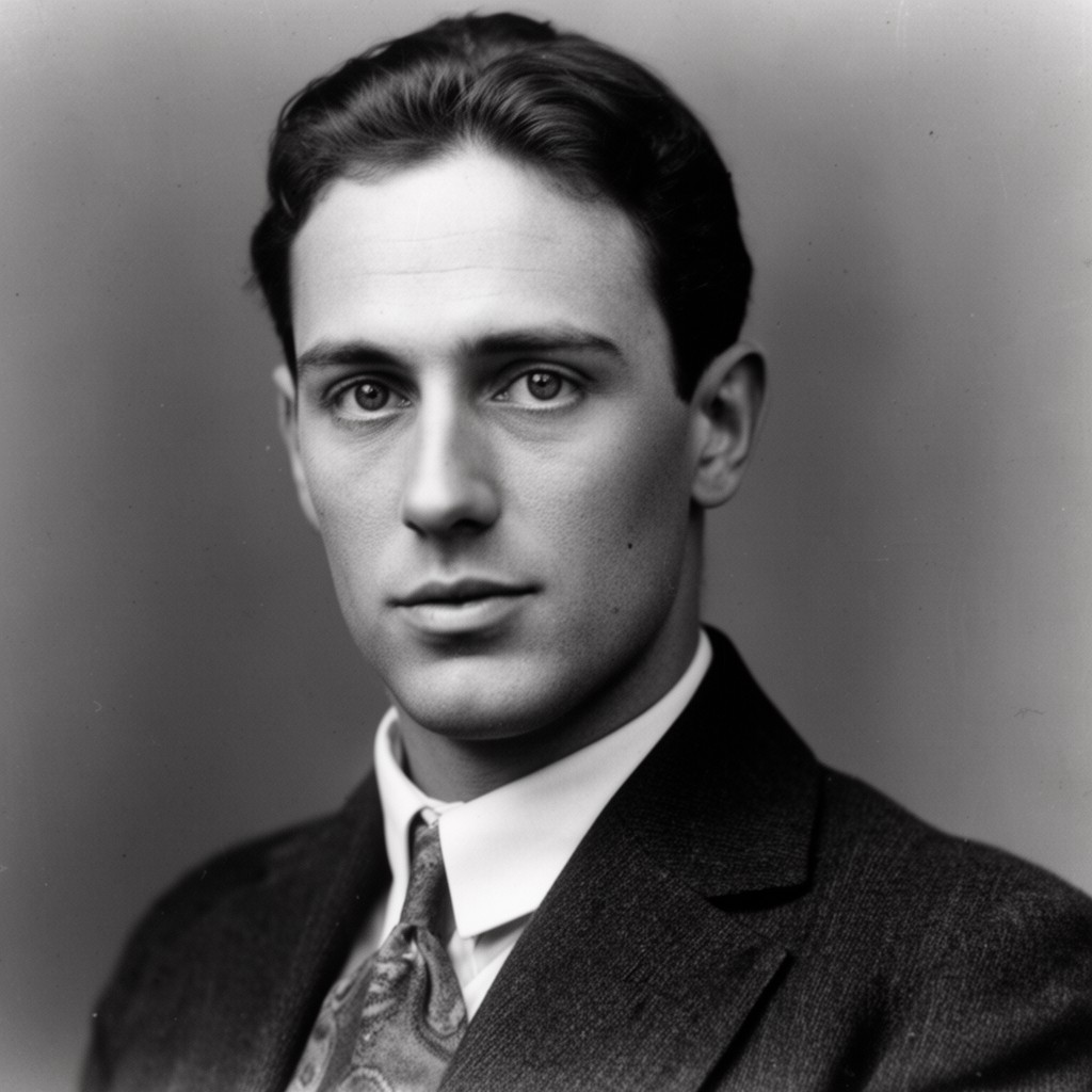 AI-generated illustration of T. E. Hulme