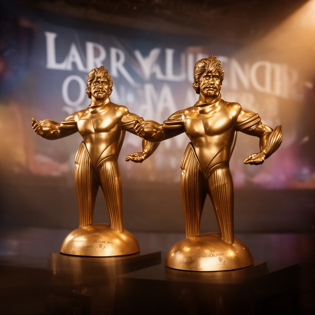AI-generated illustration of Laurence Olivier Award