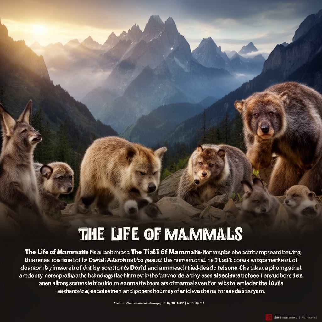 AI-generated illustration of The Life of Mammals