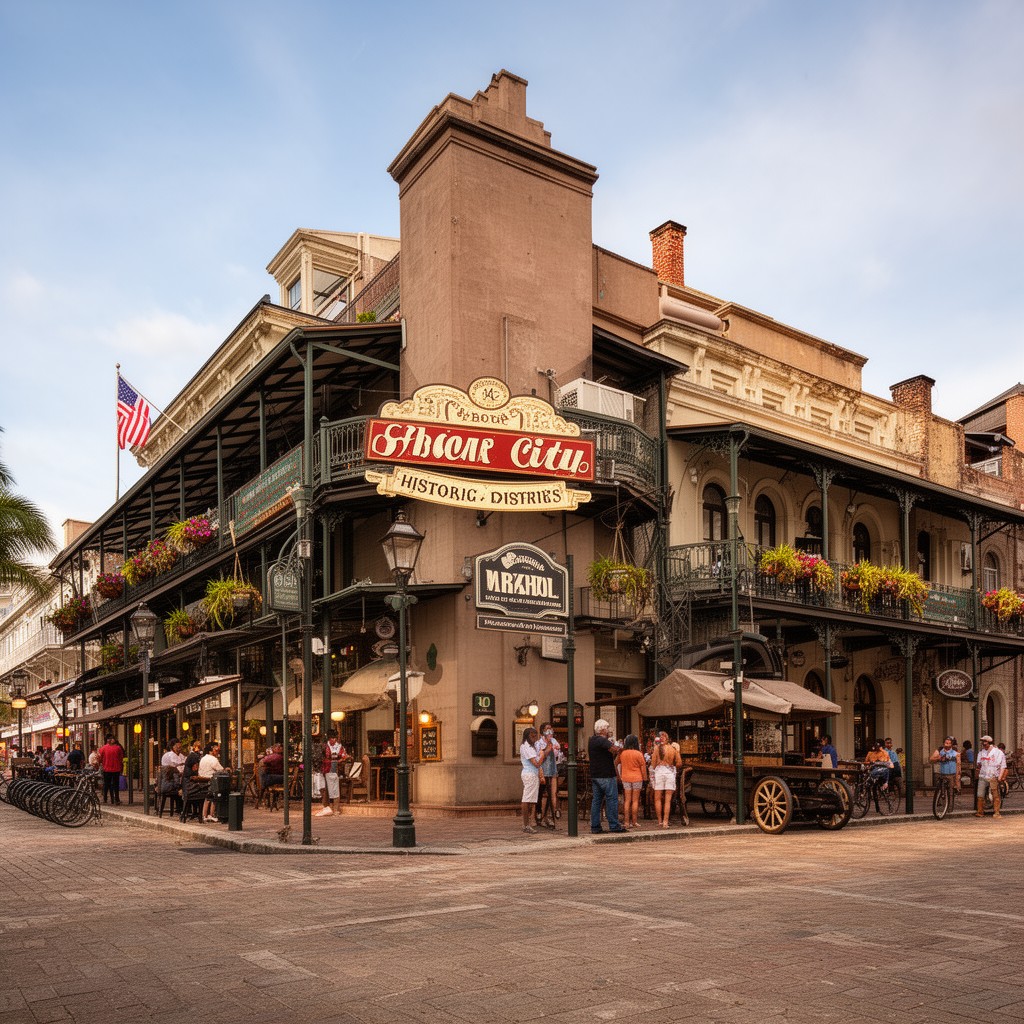 AI-generated illustration of Ybor City historic district