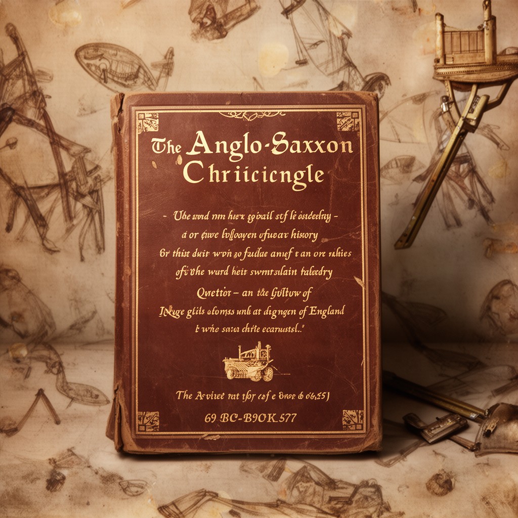 AI-generated illustration of The Anglo-Saxon Chronicle