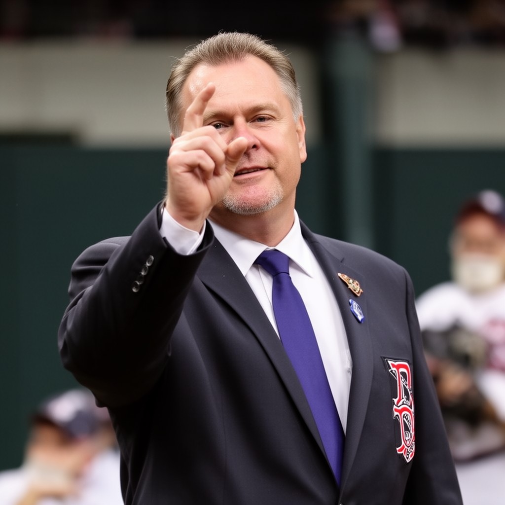 AI-generated illustration of Curt Schilling