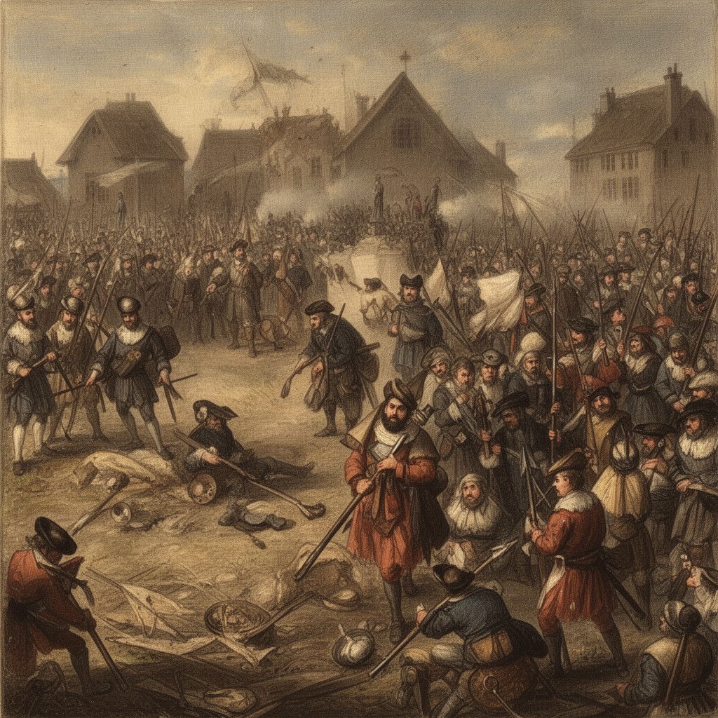 AI-generated illustration of Thirty Years' War