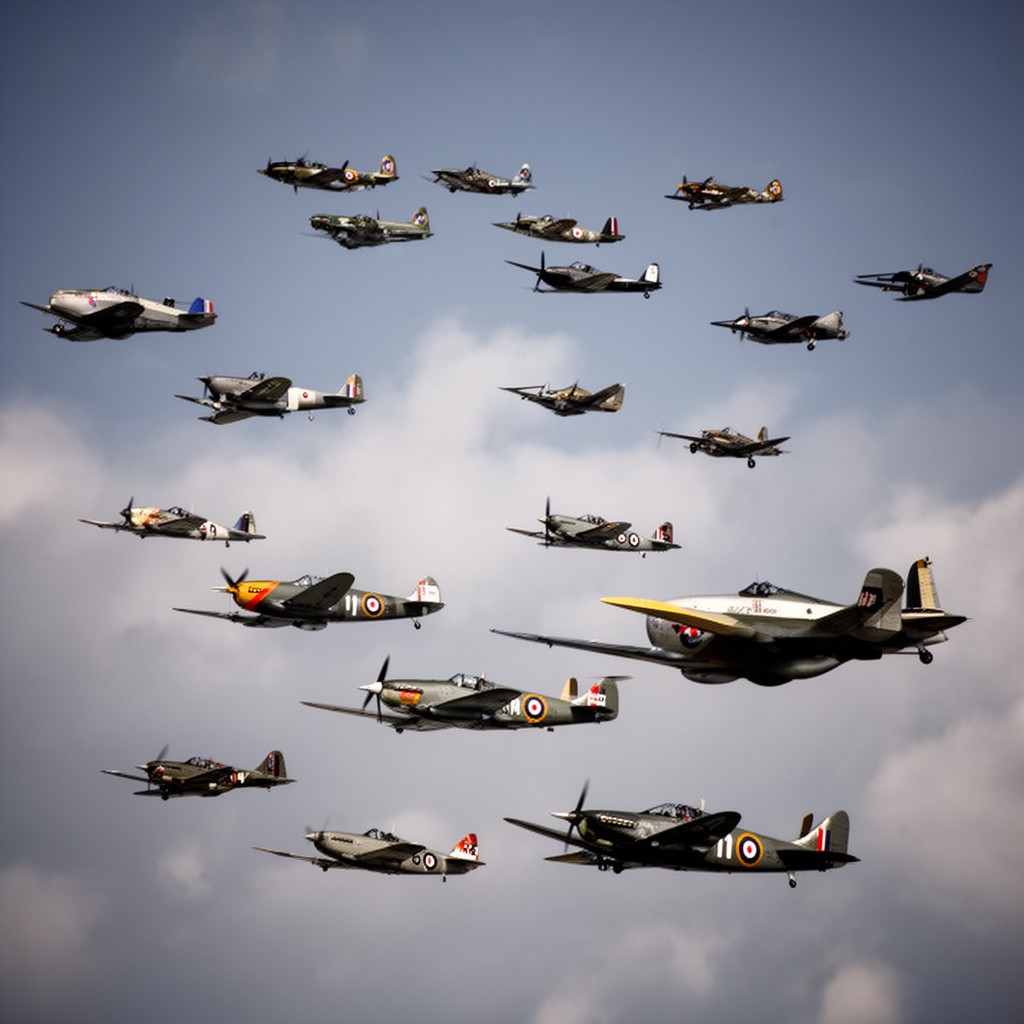 AI-generated illustration of RAF No. 111 Squadron