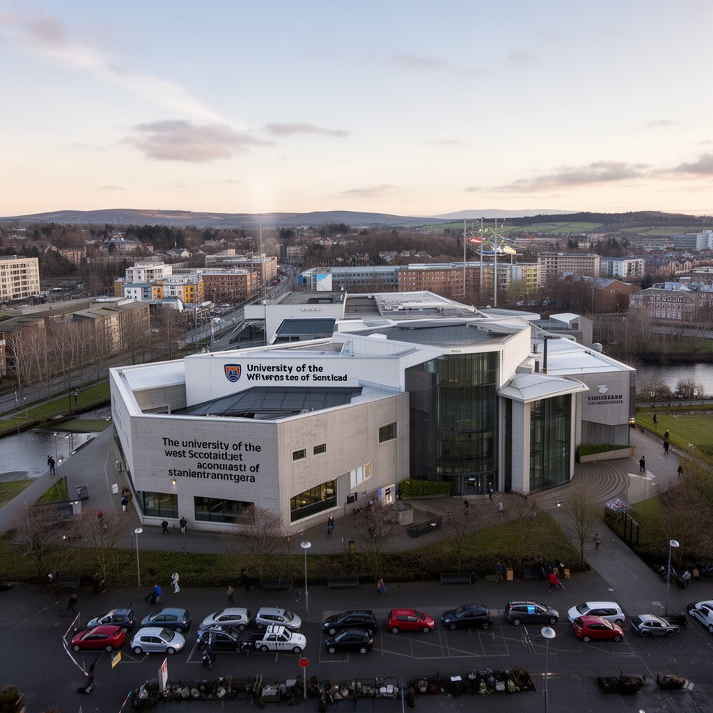 AI-generated illustration of University of the West of Scotland