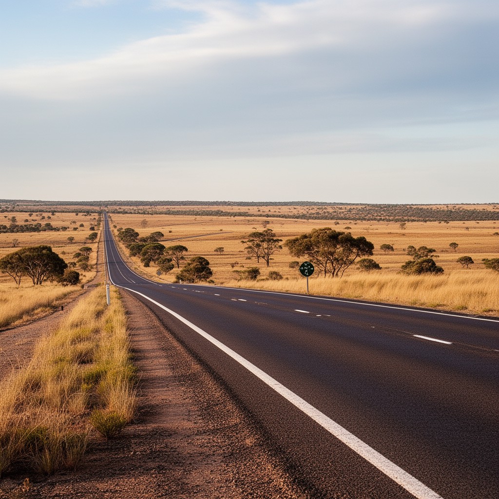 AI-generated illustration of Sturt Highway
