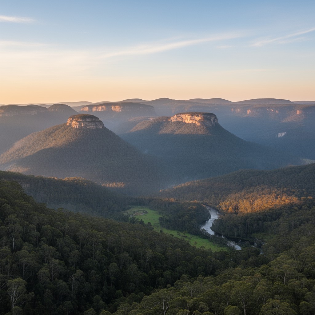 AI-generated illustration of New England Range