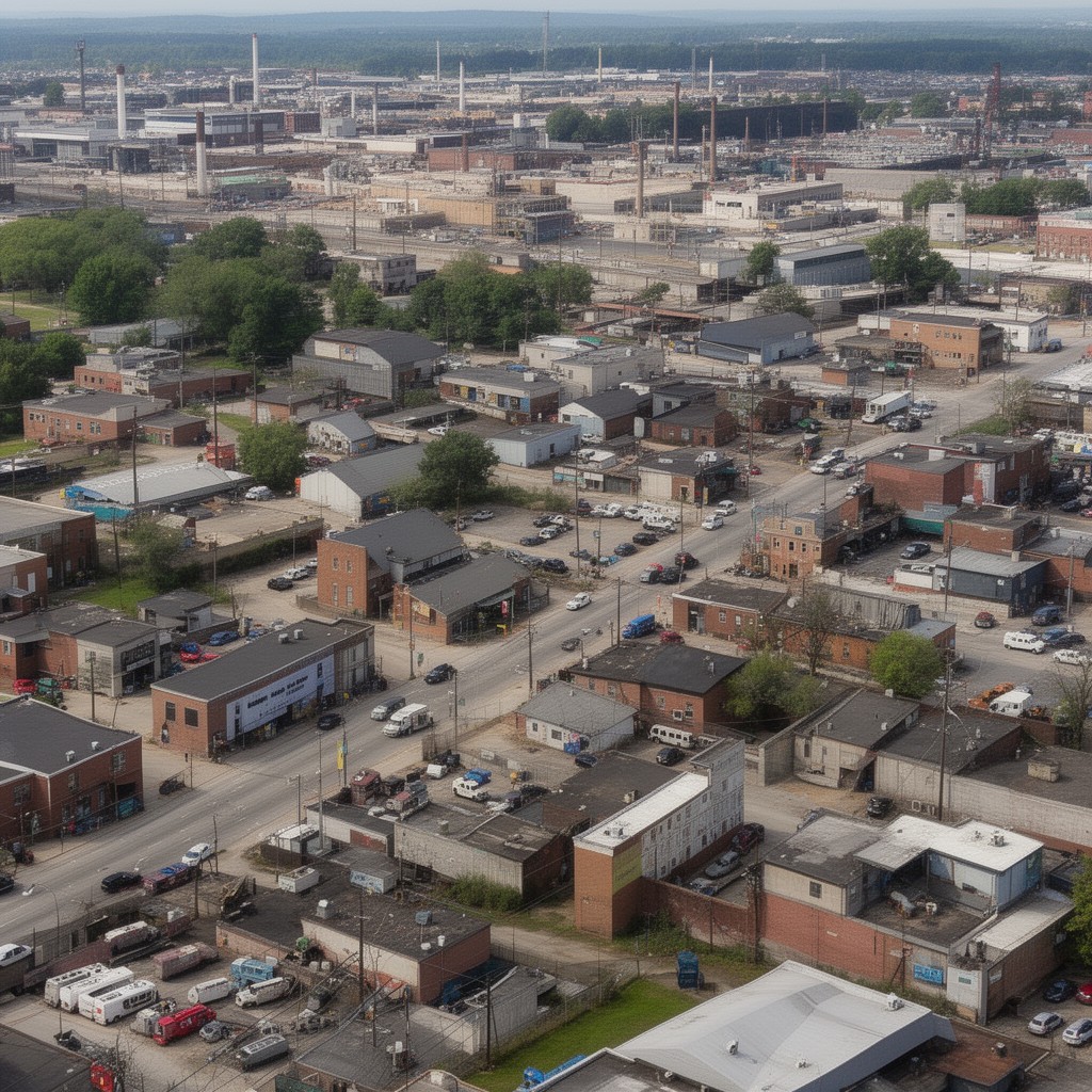 AI-generated illustration of Fairfield, Alabama