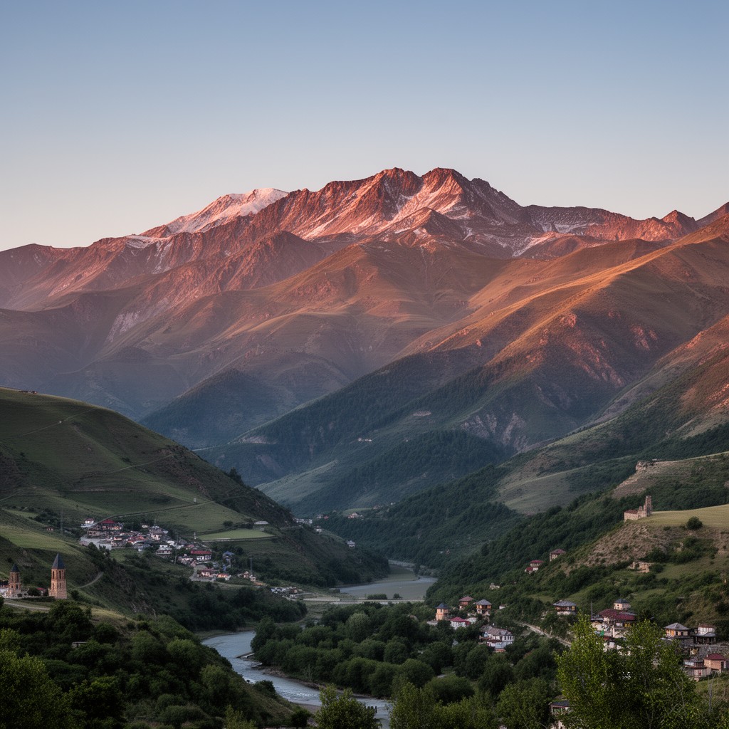 AI-generated illustration of South Caucasus