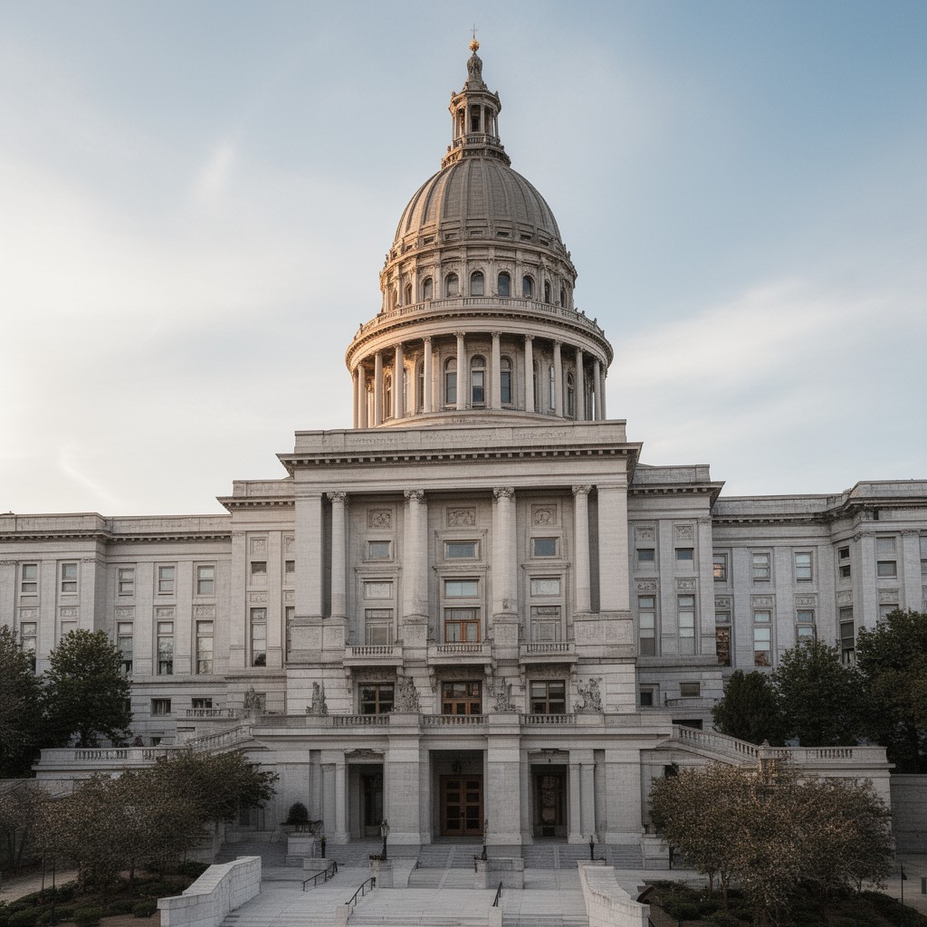 AI-generated illustration of Georgia State Capitol
