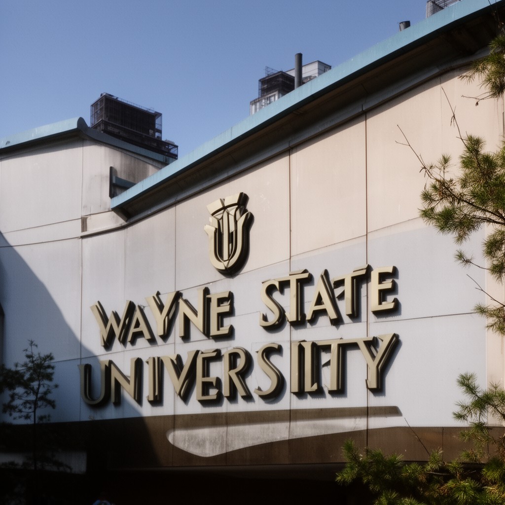 AI-generated illustration of Wayne State University