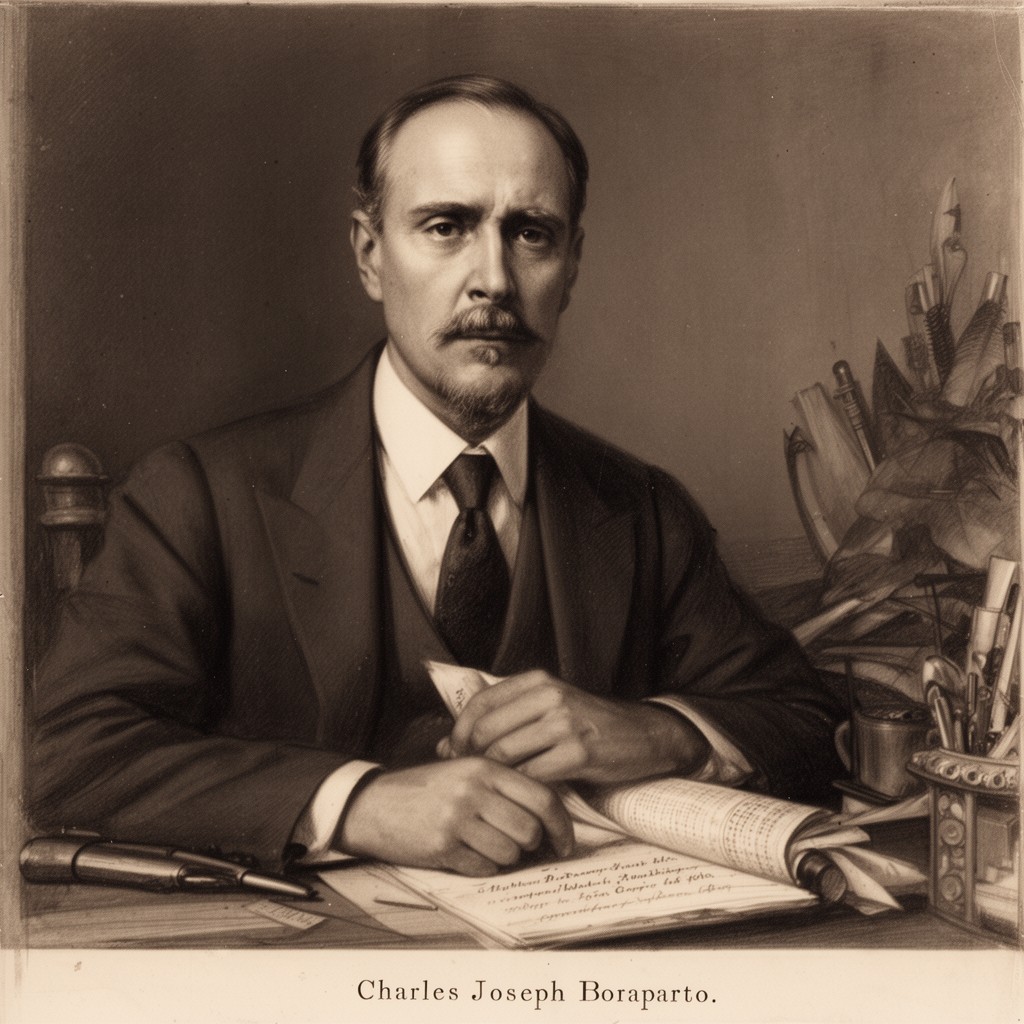 AI-generated illustration of Charles Joseph Bonaparte