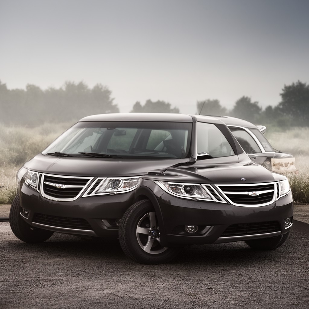 AI-generated illustration of Saab 9-4X