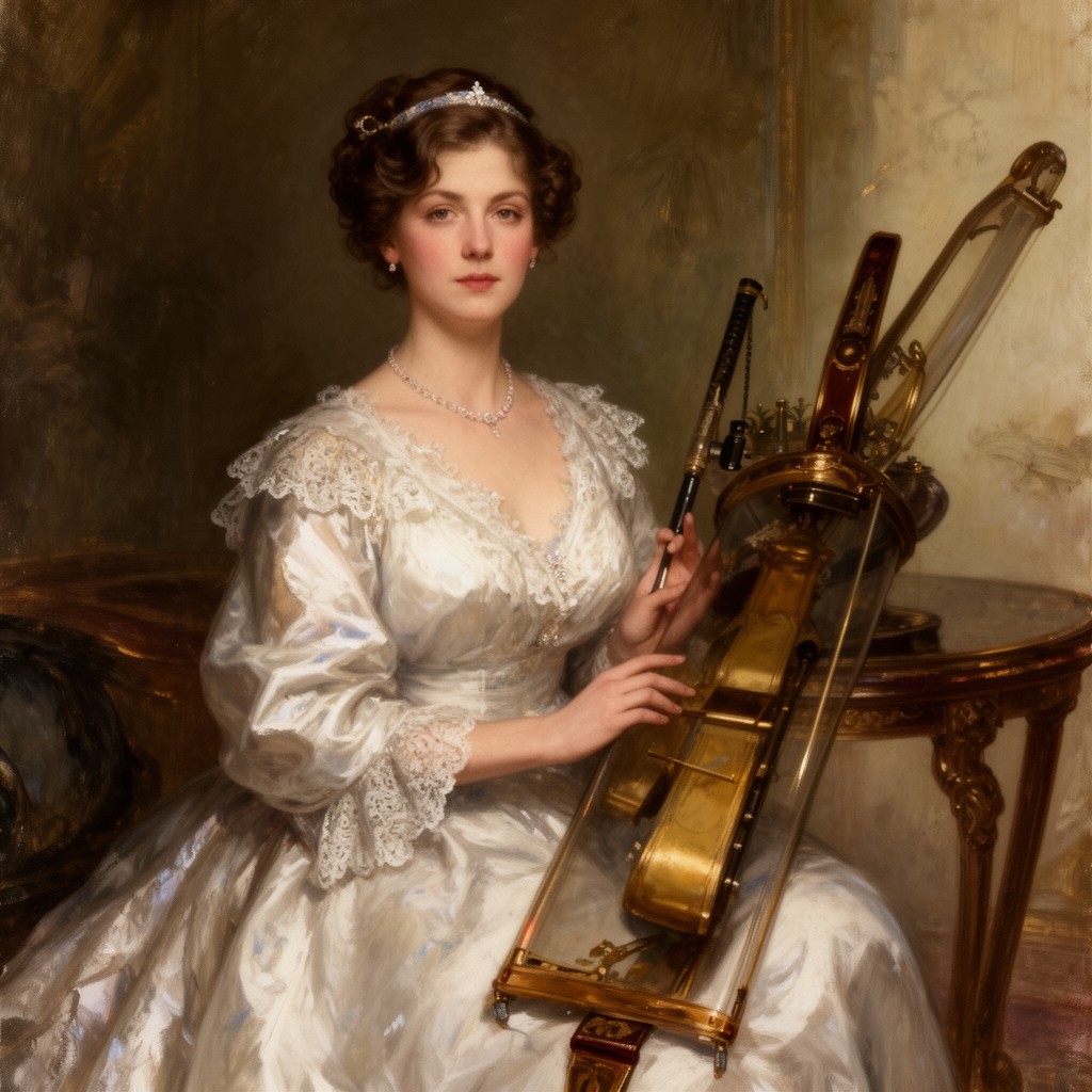 AI-generated illustration of Lady Randolph Churchill