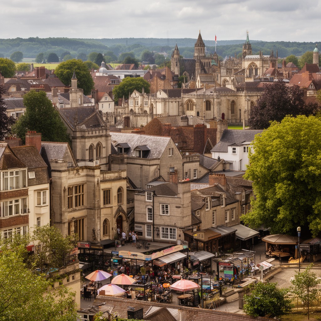AI-generated illustration of Guildford