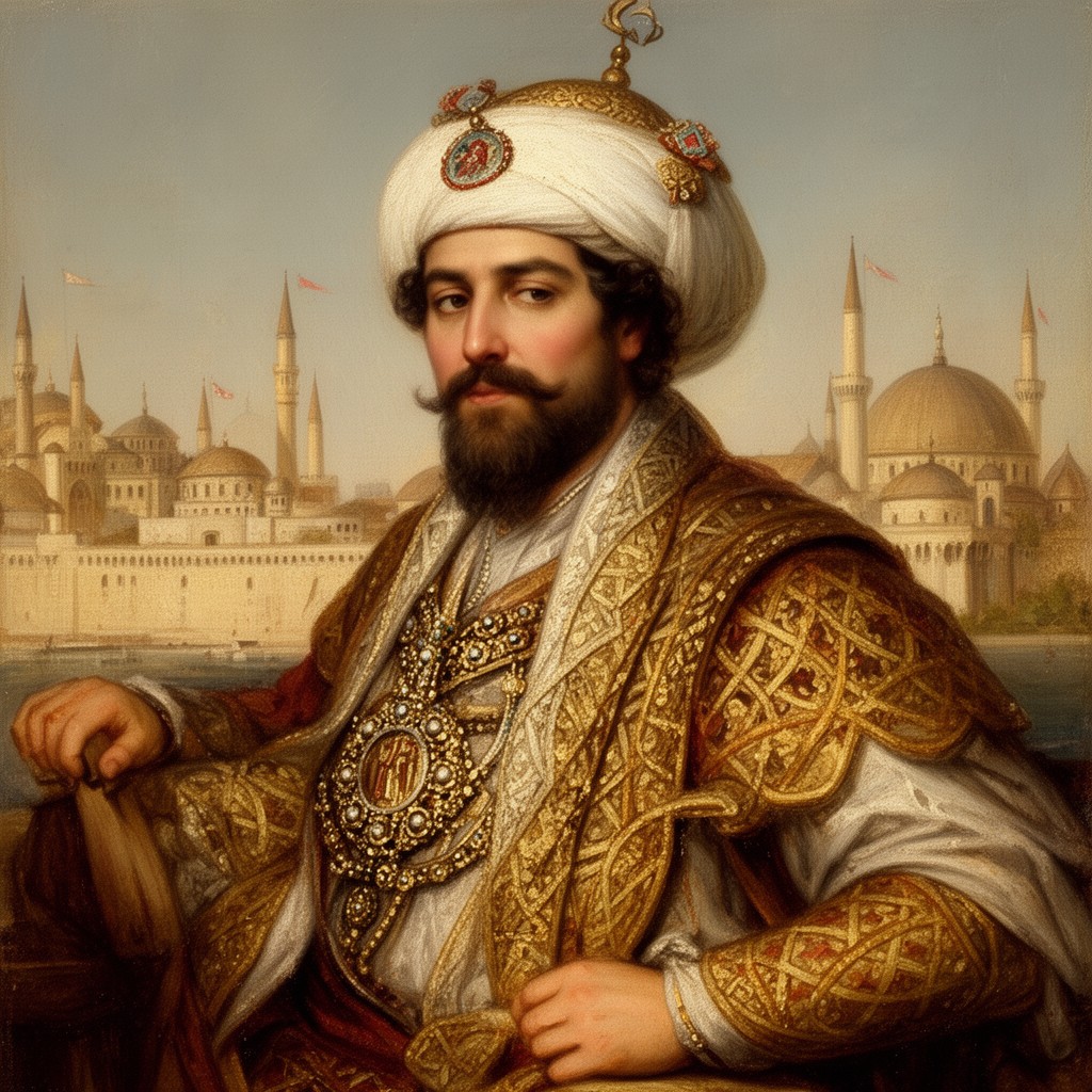 AI-generated illustration of Suleiman the Magnificent