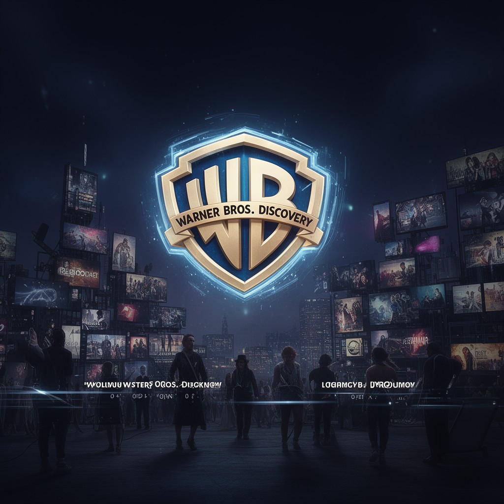 AI-generated illustration of Warner Bros. Discovery