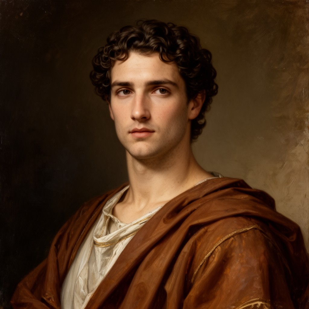 AI-generated illustration of Antinous